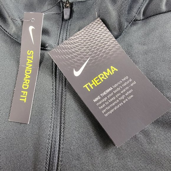 Nike Mens Small Black 1/4 Zip Pullover Long Sleeve Casual Outdoors Training - Picture 4 of 9